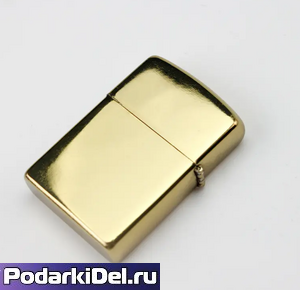 Зажигалка газовая ЗОЛОТО  в подарочной упаковке, под сублимацию