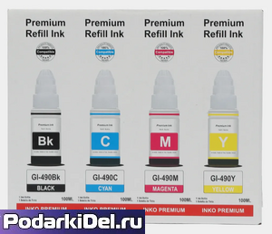 Чернила GI-490 Canon Pixma G1400, G2400, G3400, G1410, G2410, G3410, G1411, G2411 Чернила GI-490 Canon Pixma G1400, G2400, G3400, G1410, G2410, G3410, G1411, G2411