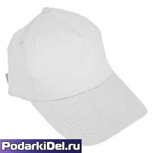 Бейсболка х/б белая ( с железными заклепками) Бейсболка х/б белая ( с железными заклепками)