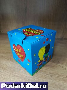 Коробка подарочная для кружки "Love is"