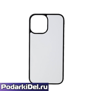 Чехол пластиковый IPhone 13 черный (вставка под сублимацию) Чехол пластиковый IPhone 13 черный (вставка под сублимацию)