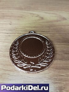 Медаль M002 "бронза" 50мм (без вкладыша 25мм) без ленты Медаль M002 "бронза" 50мм (без вкладыша 25мм) без ленты