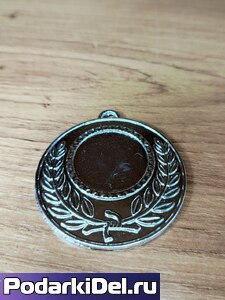 Медаль M002 "серебро" 50мм (без вкладыша 25мм) без ленты
