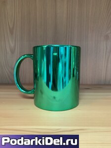 Кружка ЗЕЛЕНАЯ зеркальная Кружка ЗЕЛЕНАЯ зеркальная