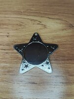 Медаль 502.02 ЗВЕЗДА "серебро" 50мм (без вкладыша 25мм) без ленты