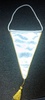 Вымпел (треугольник) с бахромой (золото/серебро)