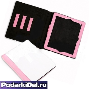 Чехол IPad 2/3/4 "розовый" из искус. кожи (зона под нанесение)