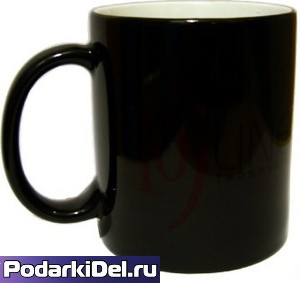 Кружка ХАМЕЛЕОН (черный) ГЛЯНЕЦ СТАНДАРТ Кружка ХАМЕЛЕОН (черный) ГЛЯНЕЦ СТАНДАРТ