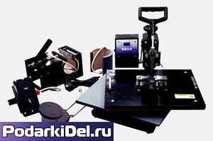 Термопресс 6 в 1 (станина 38*30см., кружки-2вида, тарелки-2вида, бейсболки) 